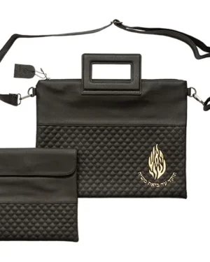 כיסוי טלית ותפילין האש שלי שחור