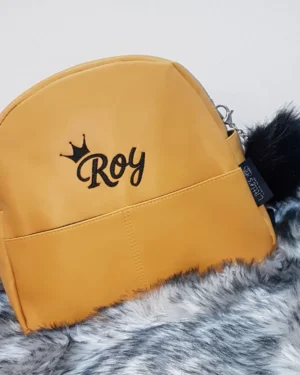 תיק גב חרדל - עם תפסנים