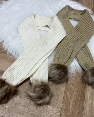 צעיף סרוג לילדים