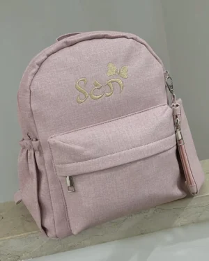 תיק גן קלאסי - ורוד עדין