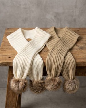 צעיף סרוג לילדים