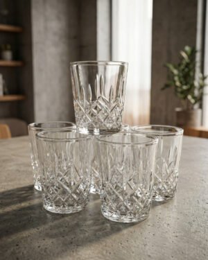 שישיית כוסות ליקר מקריסטל