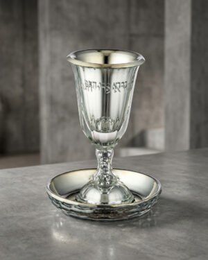 גביע קריסטל מוכסף