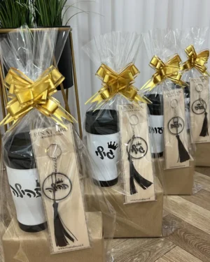 מארז כוס תרמית עם מחזיק מפתחות