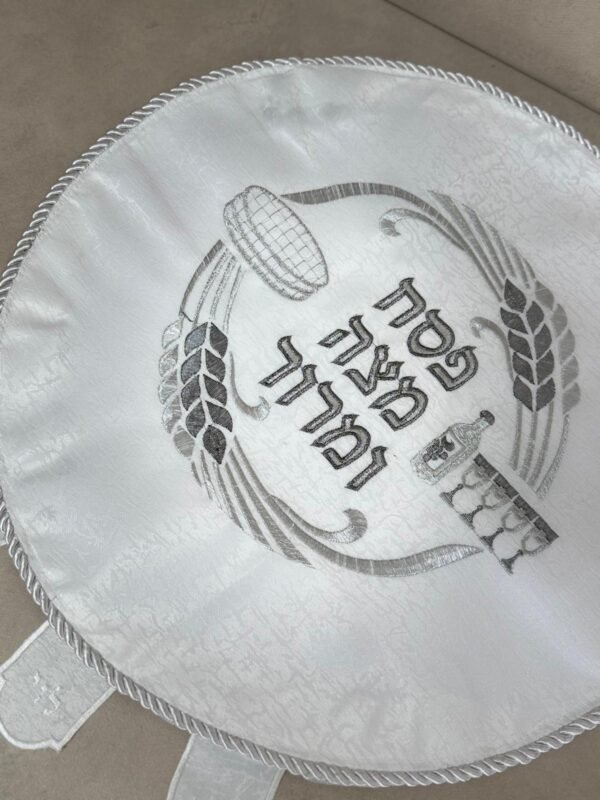 ⁦כיסוי מהודר סאטן - שיבולים⁩ – תמונה ⁦3⁩