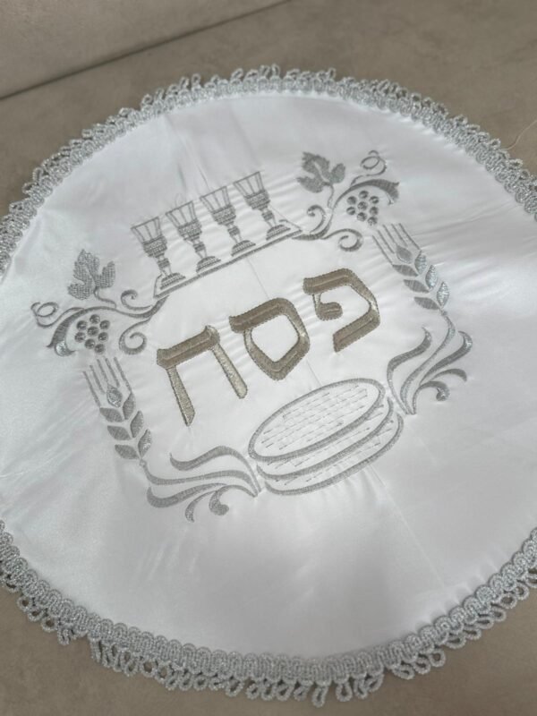 ⁦כיסוי לקערת הפסח - דגם גביעים⁩ – תמונה ⁦4⁩
