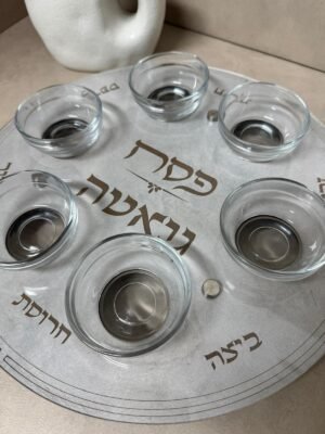 צלחת פסח דגם בטון