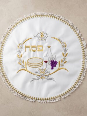 כיסוי לקערת הפסח - מוזהב