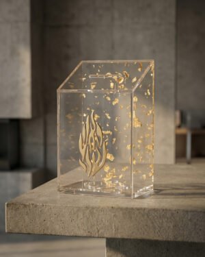 קופת צדקה האש שלי זהב