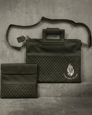 כיסוי טלית ותפילין האש שלי מובלט