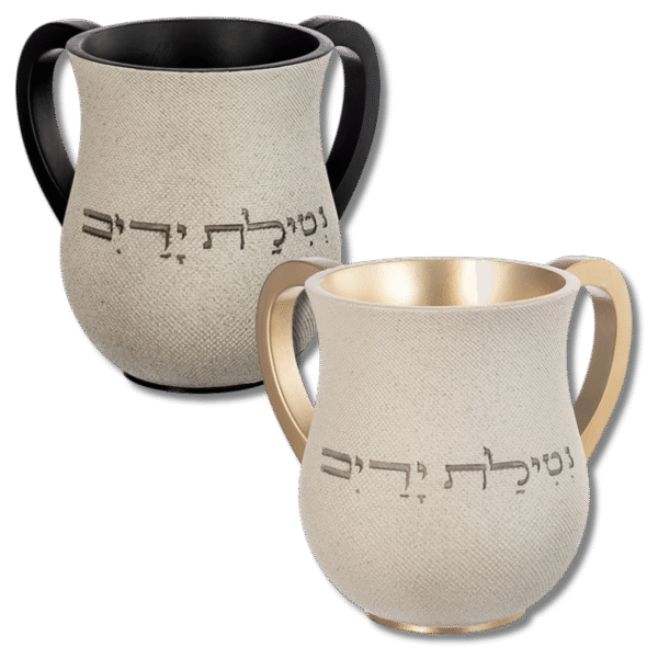 נטלה מהודרת דמוי פשתן