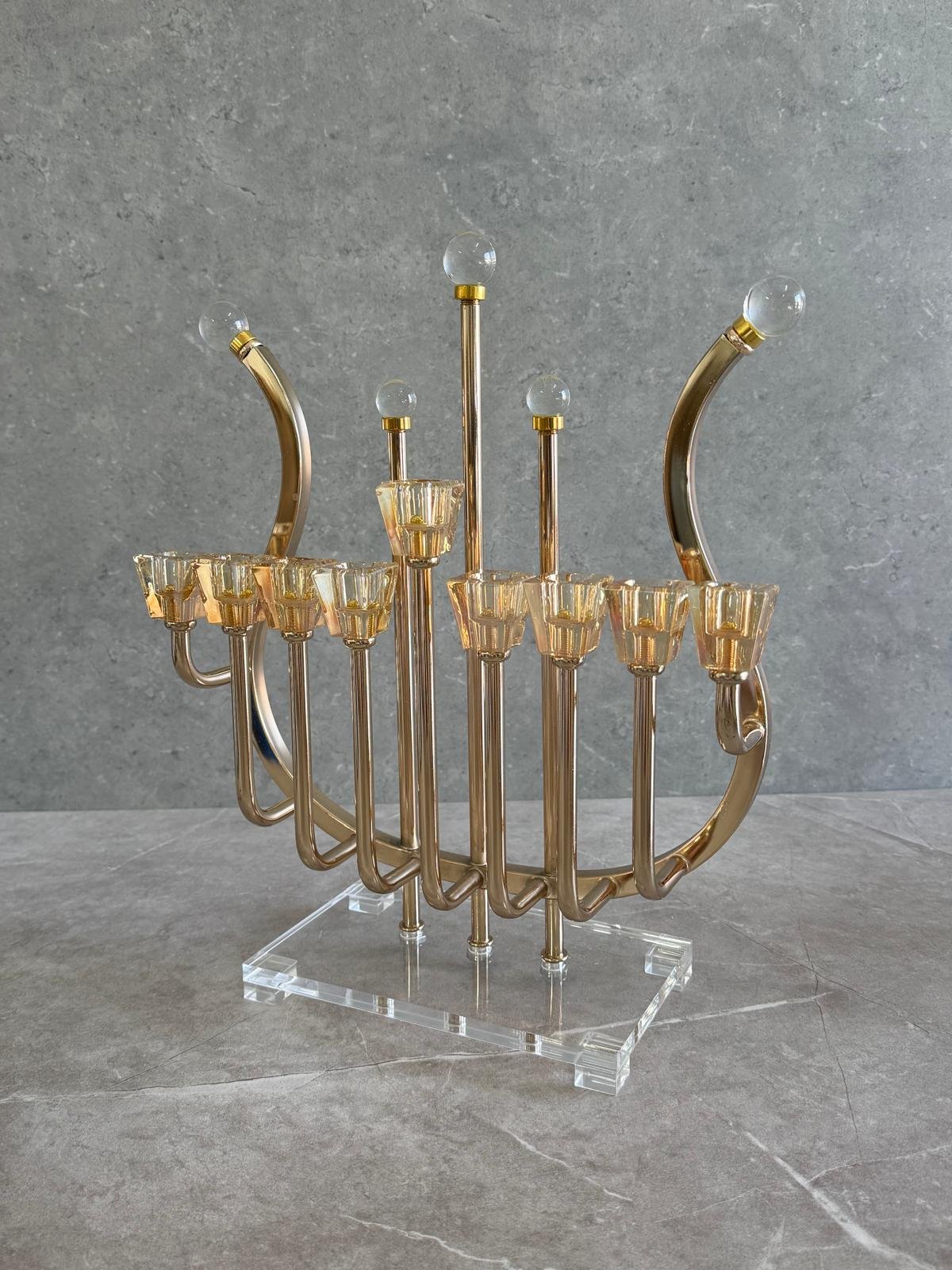 חנוכיה נבל משולב אקריל – תמונה 5