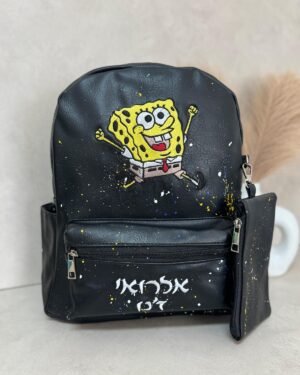 תיק גן מעוצב בובספוג